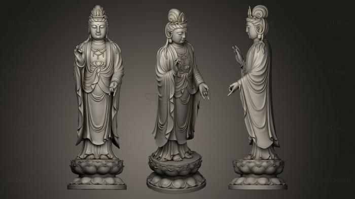 3D model Guanyin Statue (STL)